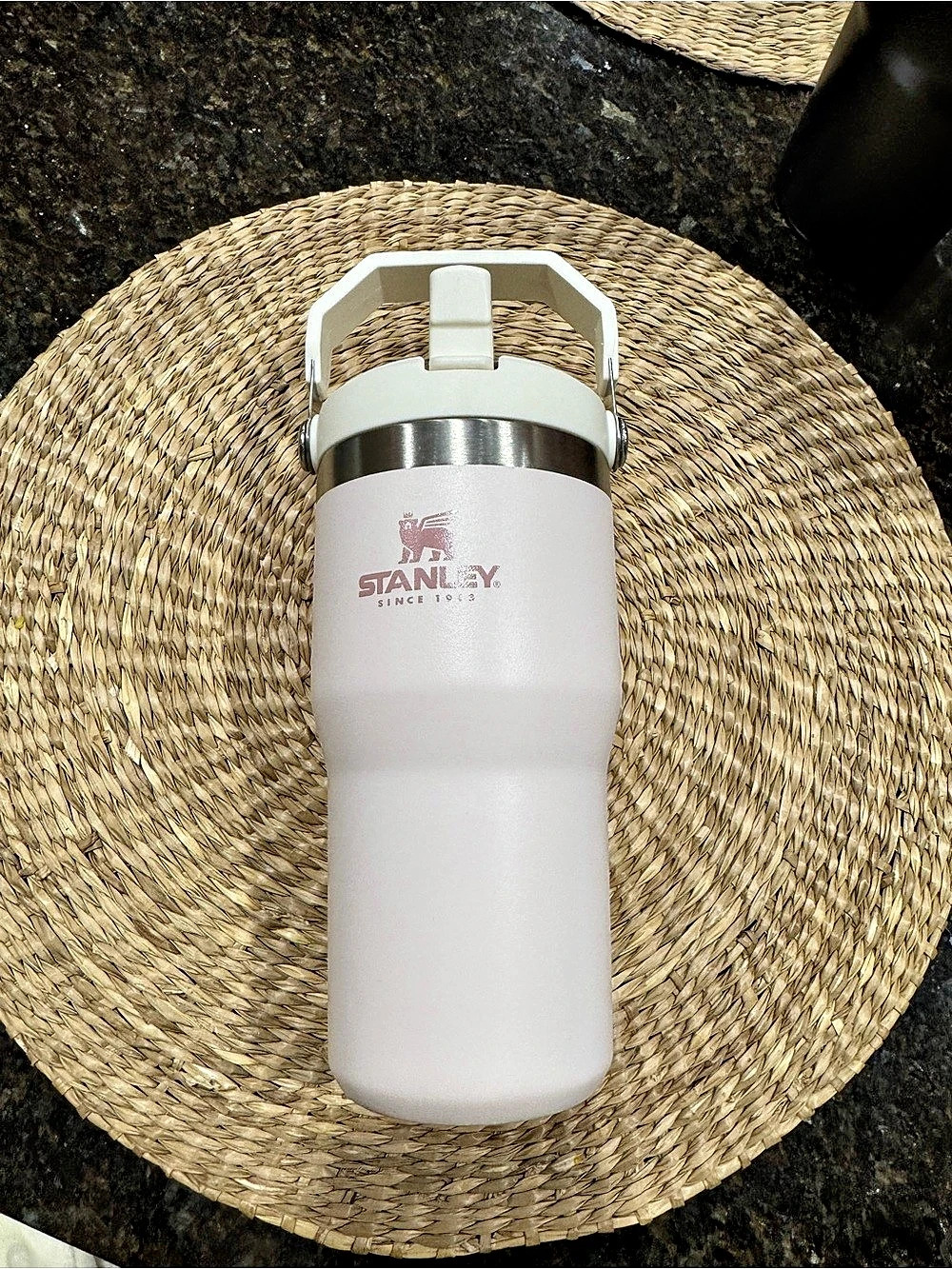 Stanley Quencher H2.0 FlowState Tumbler White Tumbler with Handle